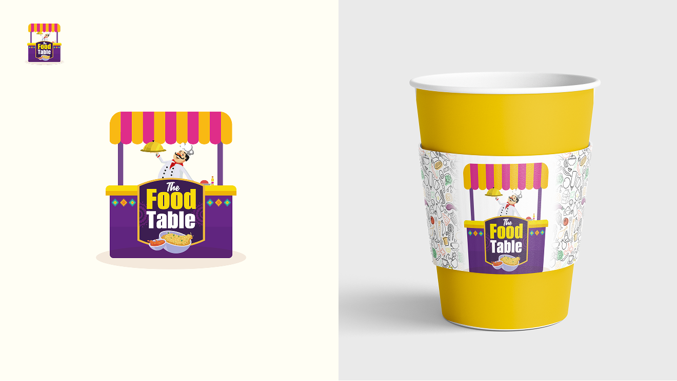 Brand logo design for Food Table
