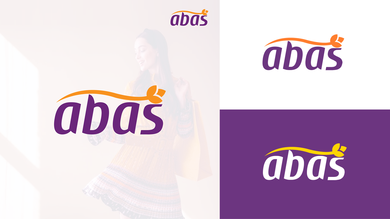 Brand logo design for Abas