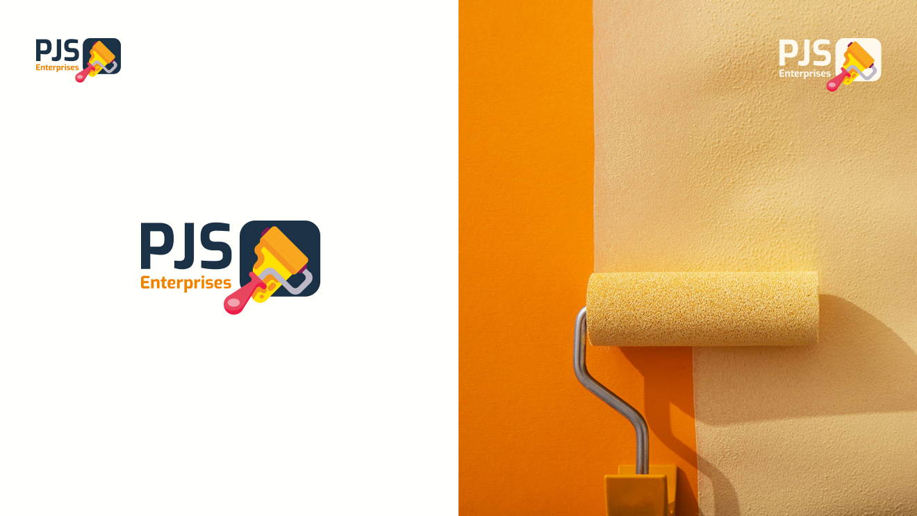 Brand logo design for PJS Enterprises