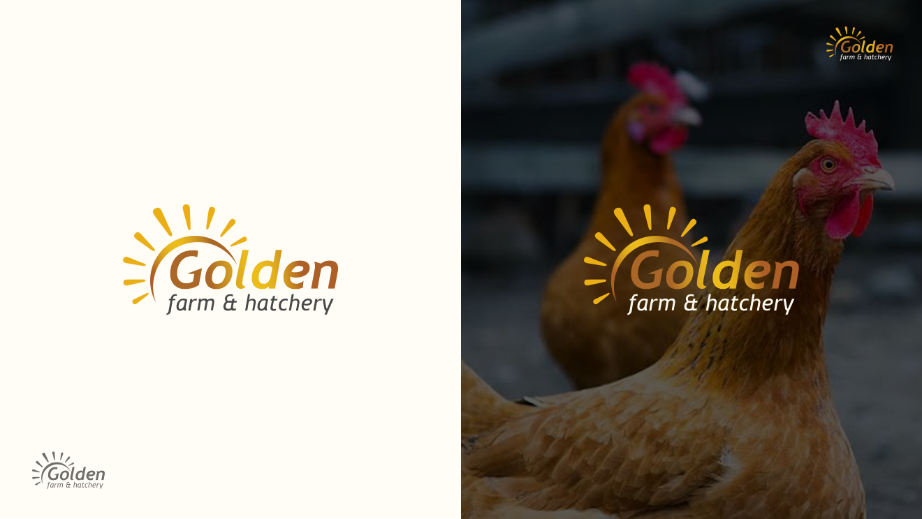 Brand Logo design for Golden Firm