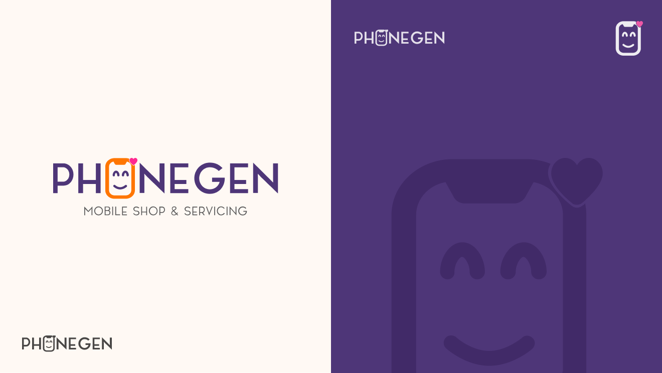 Brand Logo design for PhoneGen